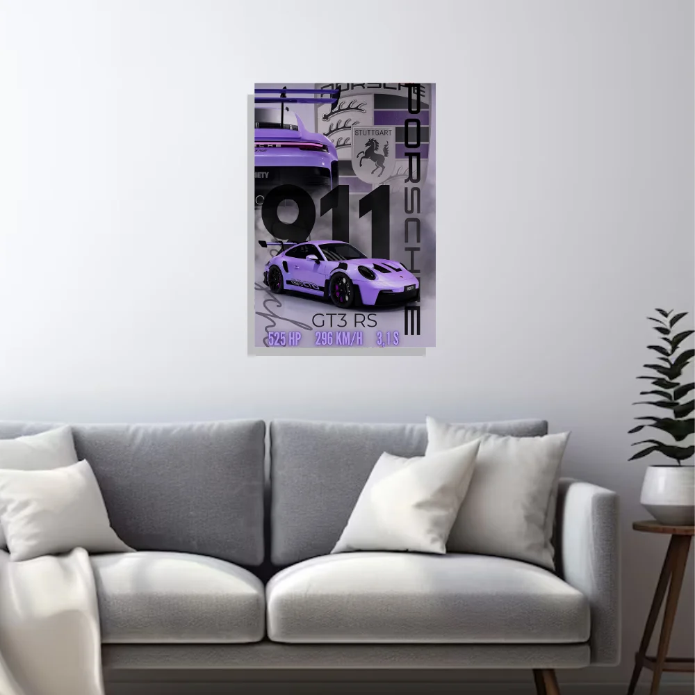 car poster, supercar poster, car wall poster, supercar wall poster, porsche car poster
